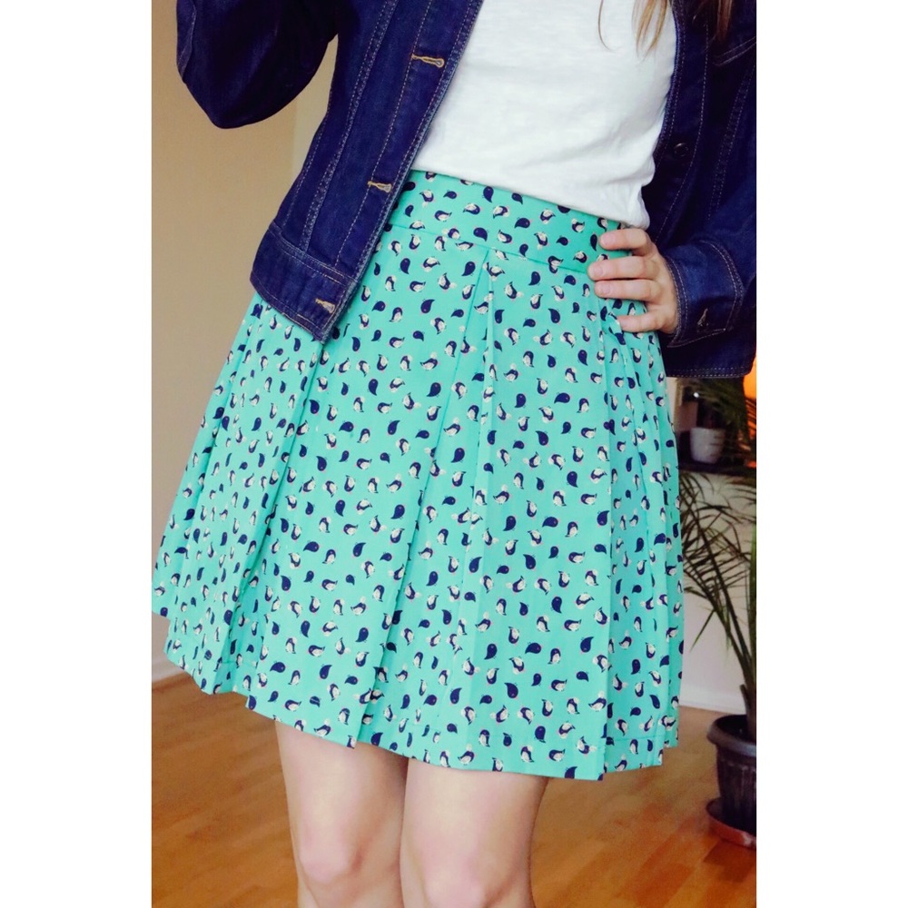 A-Line Bird Skirt
